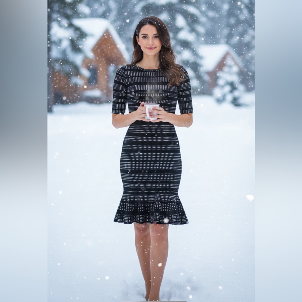 Bodycon Body Shaper Dress - Size Small